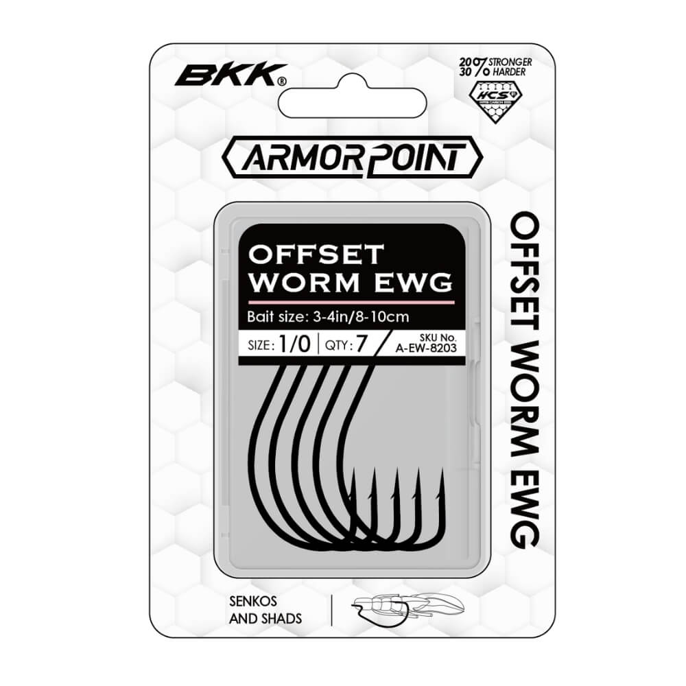 BKK Armorpoint Offset Worm EWG #2 / #1 / 1/0 / 2/0 / 3/0 / 4/0 / 5/0