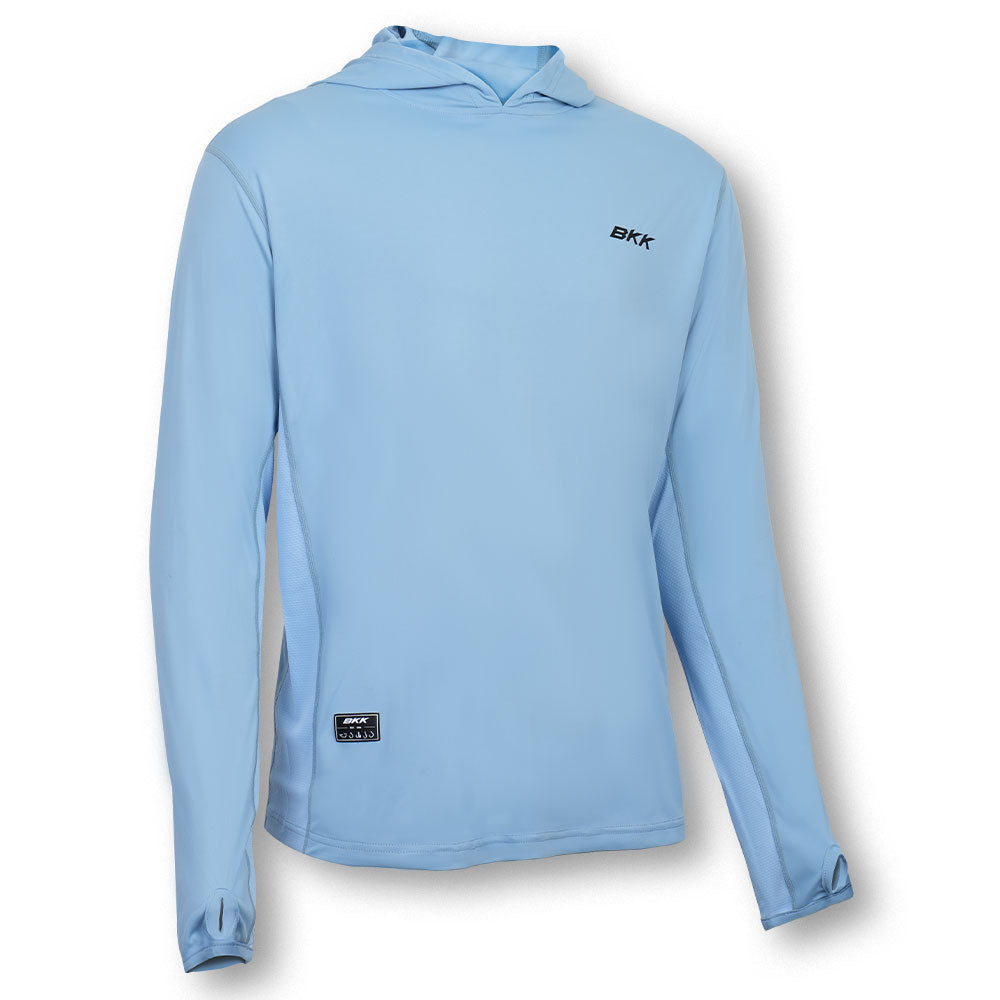 BKK-Long-Sleeve-Performance-Shirt-Tuna-Light-Blue Frontansicht S / M / L / XL / XXL / XXXL / XXXXL