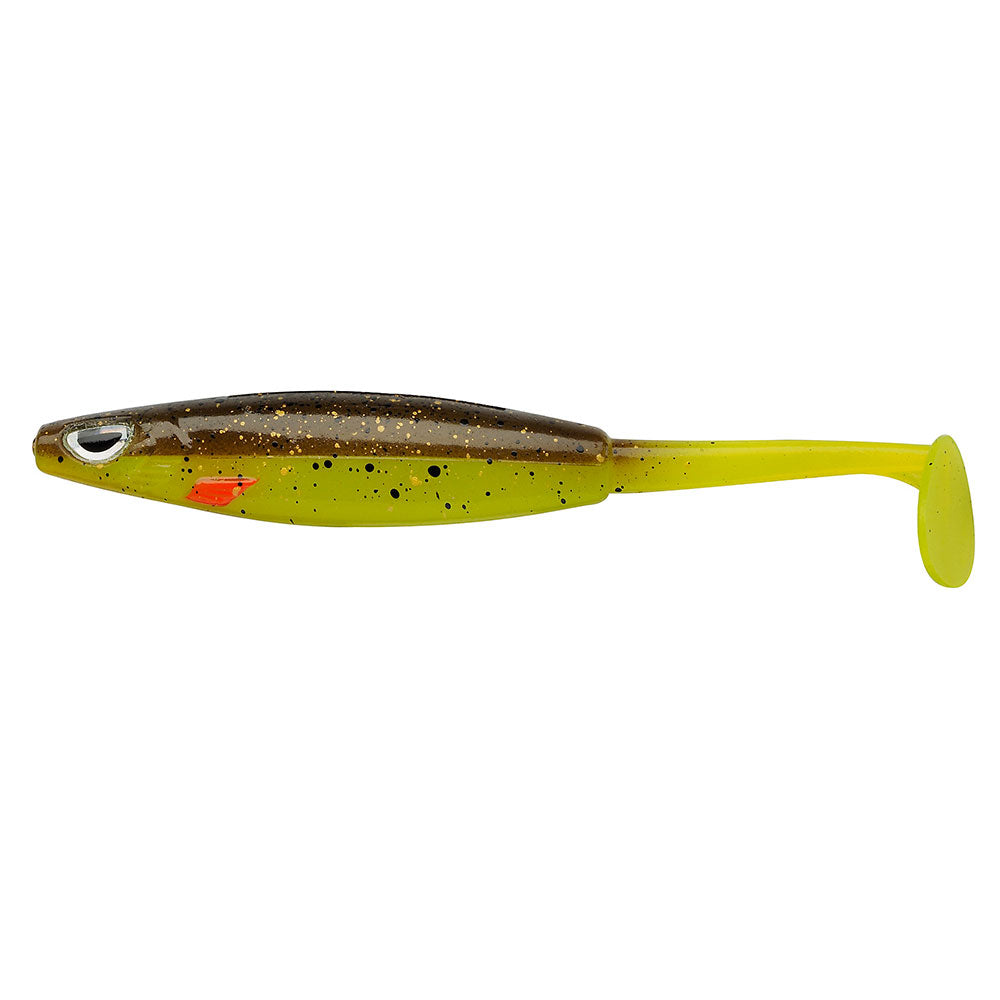 Berkley Sick Vibe 15 cm Brown Chartreuse