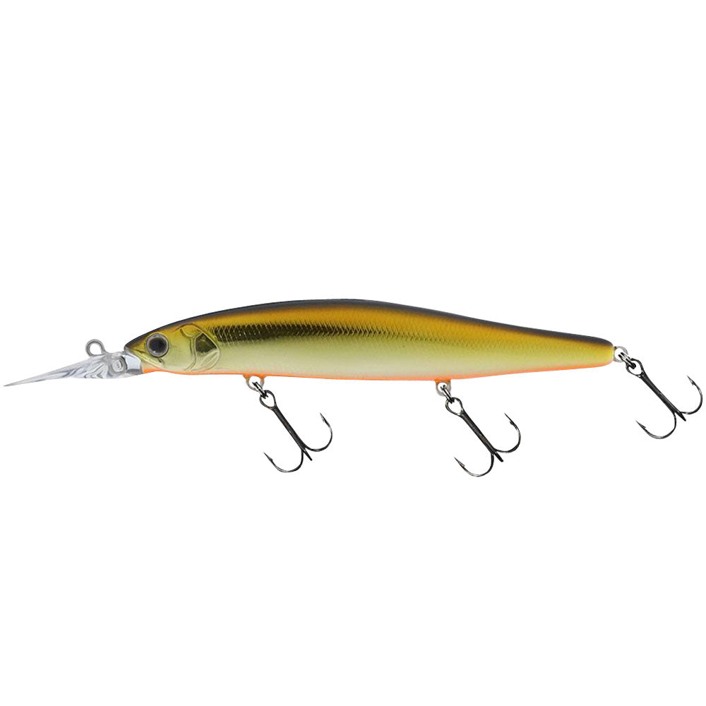 Daiwa Steez Minnow 110SP Medium Runner Mittellaeufer Champagne Black Gold