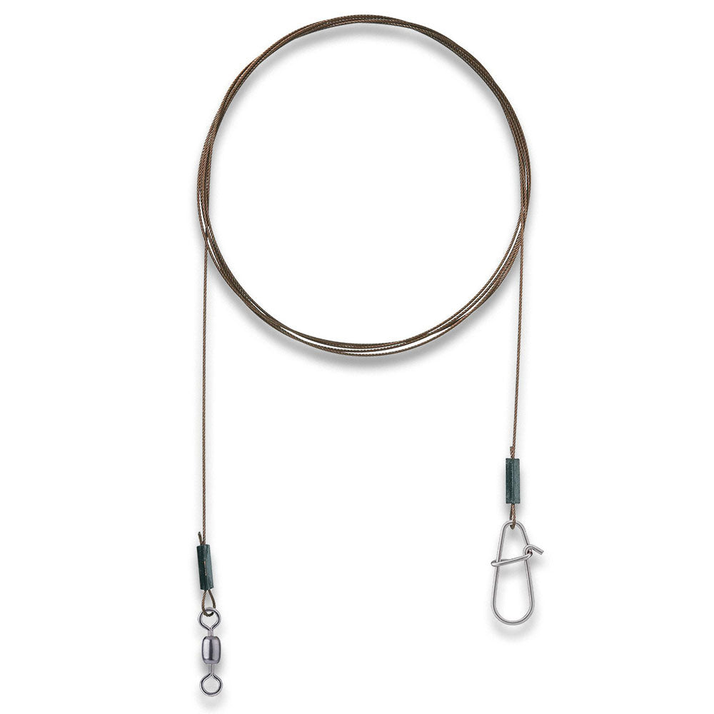 Flexonit-Vorfach-AFNW-BKK-1x19-Swivel-Snap 0.20 mm / 0.25 mm / 30 cm / 50 cm