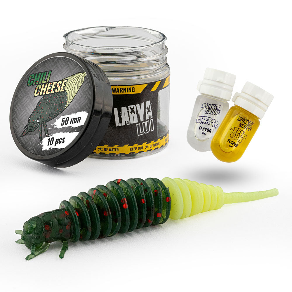 Monkey Lures Larva Lui 50 mm Chili Cheese