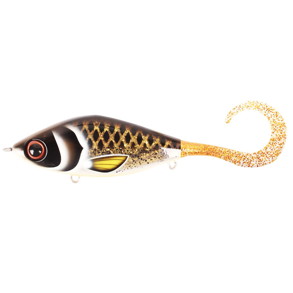 Strike Pro Guppie 13,5 cm 120 g Spotted Bullhead Gold Glitter