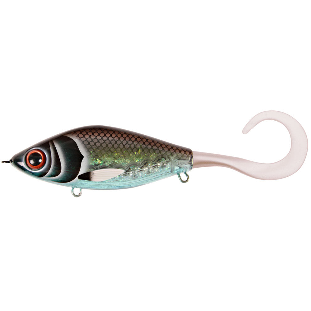 Strike Pro Guppie Junior Shallow 11 cm Midnight Shiner - Pearl White