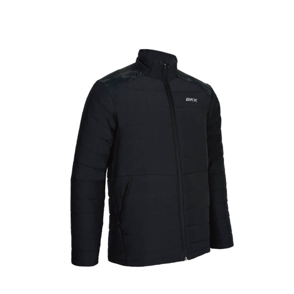 BKK Quilted Jacket (Black/Camo) Front