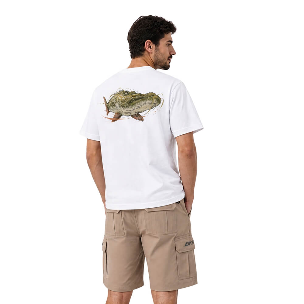 BKK Short Sleeve Casual Shirt Pike (White) bei HechtundBarsch.at