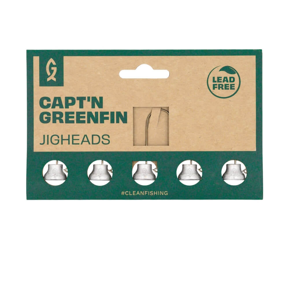 Capt'n Greenfin Leadfree Elephant Jighead Pack