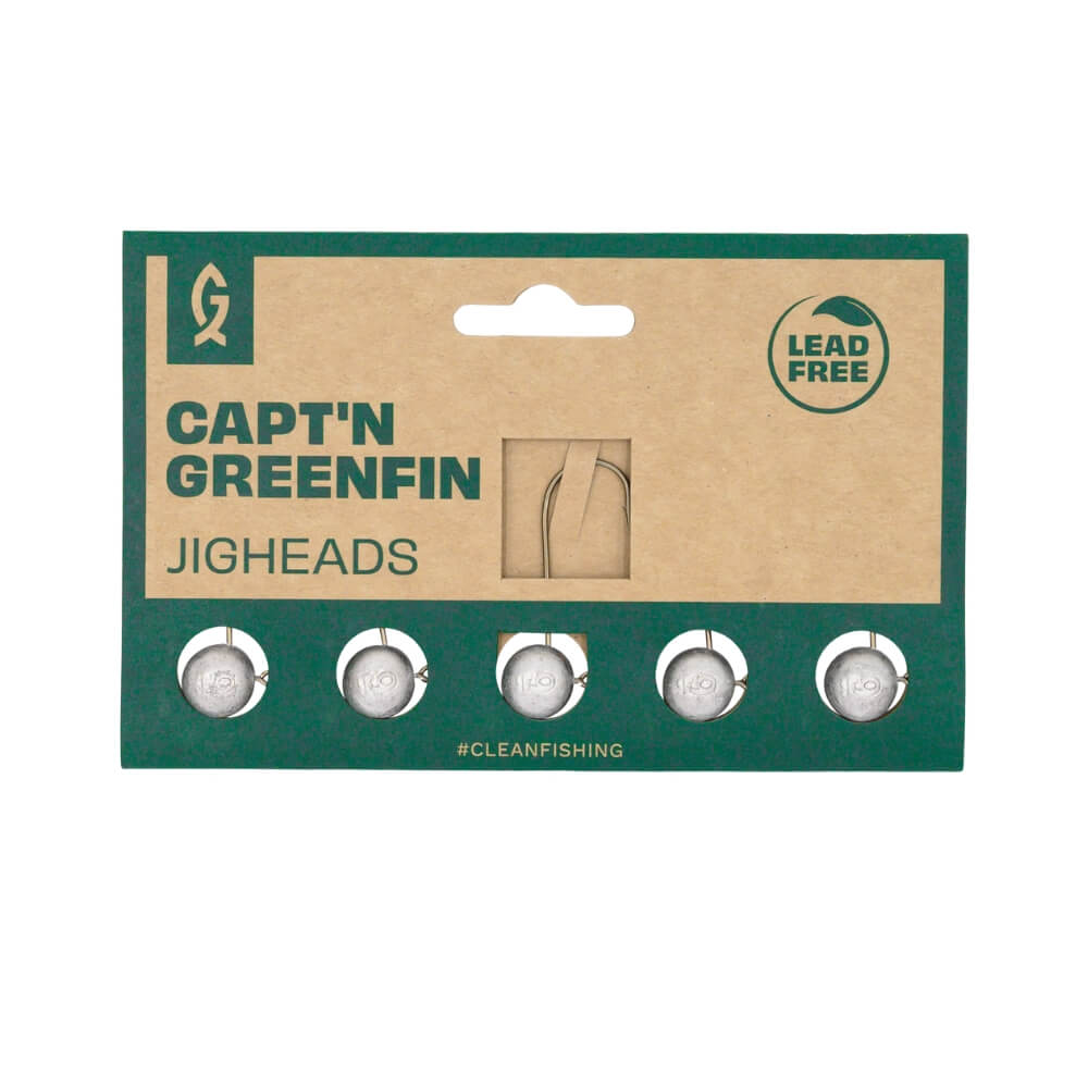 Capt'n Greenfin Leadfree Round Jighead Pack