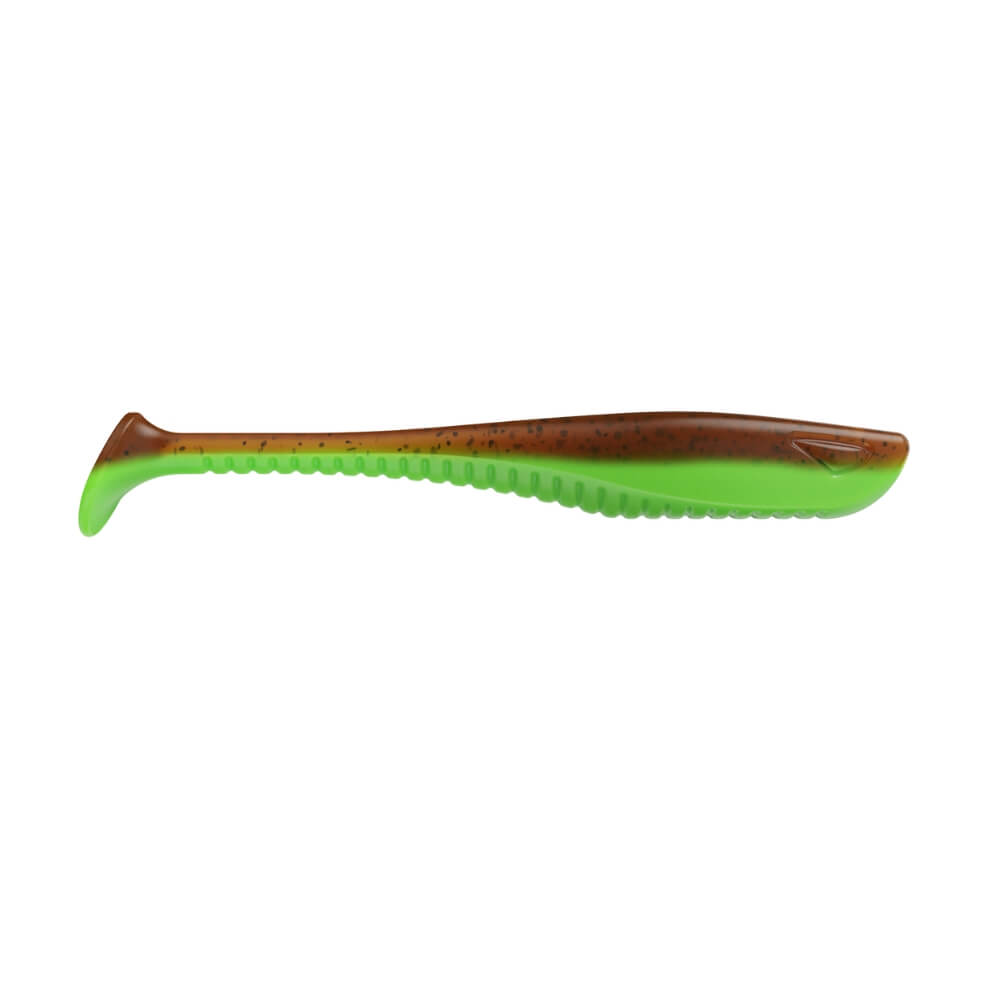 Capt'n Greenfin Samba Paddle 12 cm Green Pumpkin