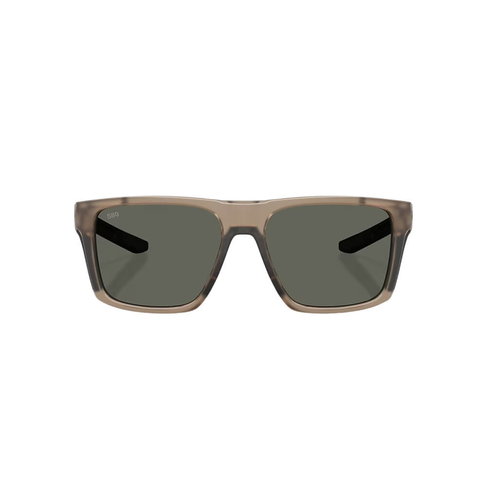 Costa Del Mar Lido 06S9104 580G Polarisationsbrille Matte Brown Smoke / Grey Front