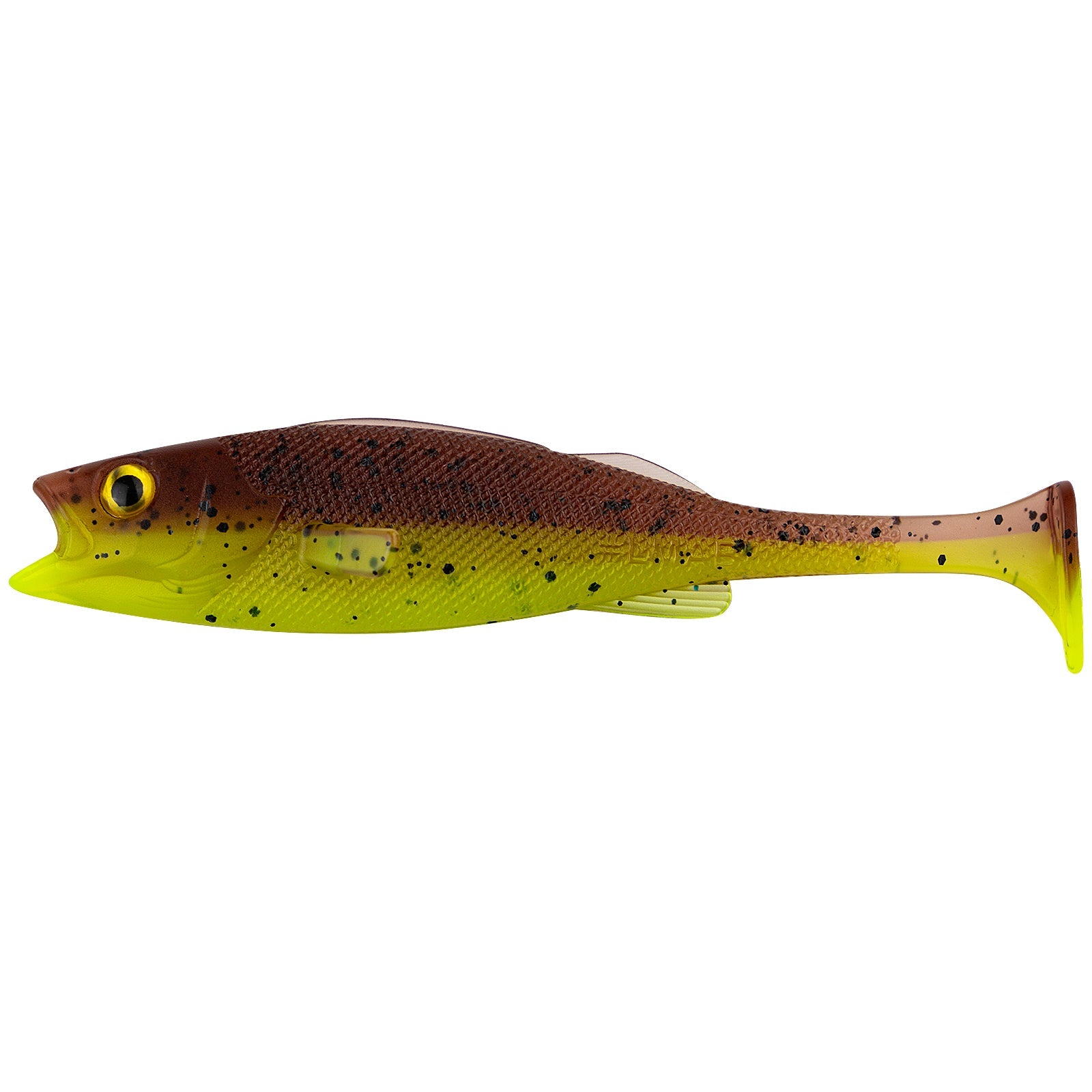LMAB KÖFI Perch Shad 18 cm Green Pumpkin Chartreuse