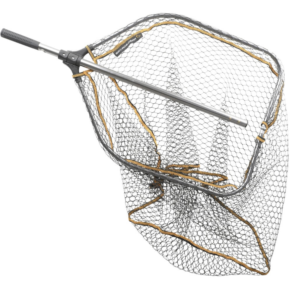 Savage Gear Pro Folding Rubber Mesh Landing Net / Kescher bei HechtundBarsch.at