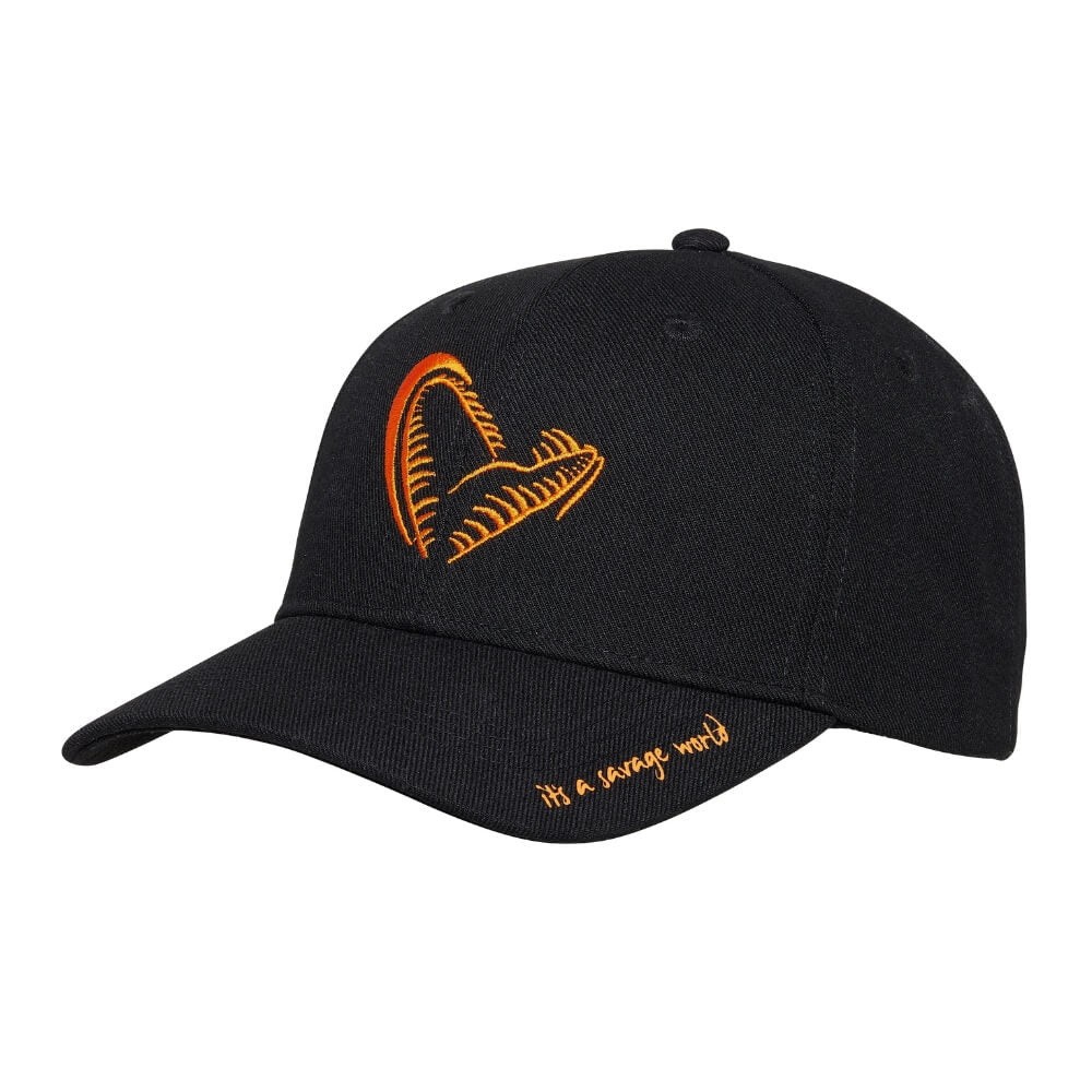 Savage Gear Jaw Baseball Cap (Black) bei HechtundBarsch.at
