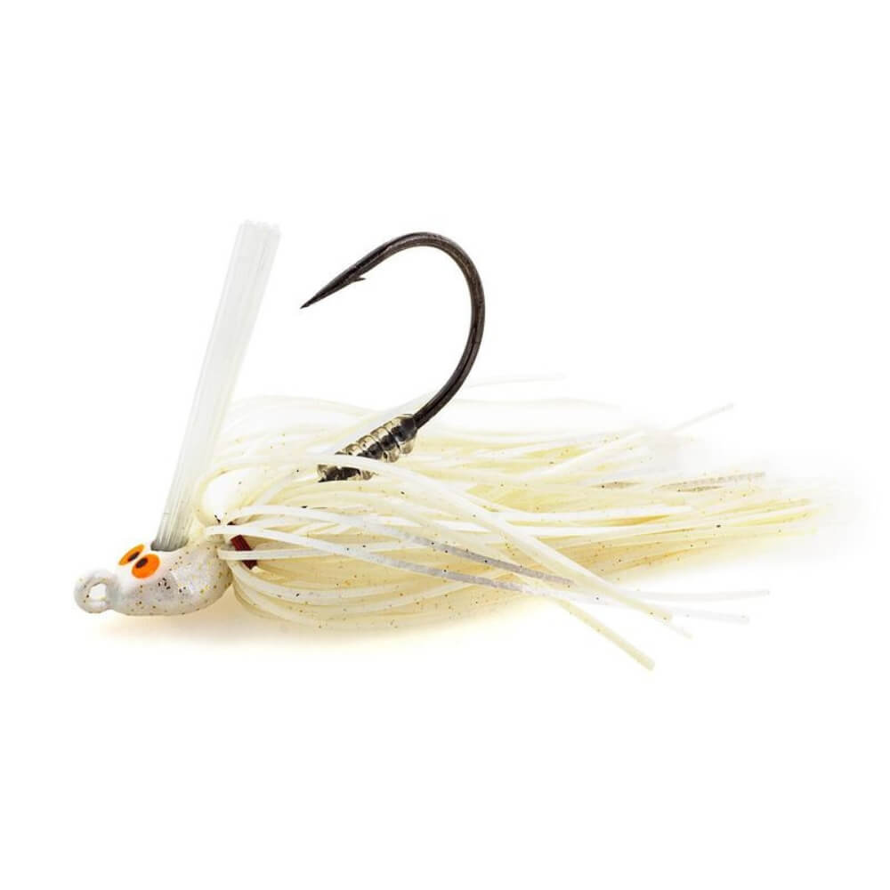 Z-Man CrossEyeZ Snakehead Swim Jig 10,5 g (3/8 oz) Pearl Ghost