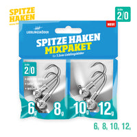Bewertung von Benjamin für das Produkt Spitze Haken Mixpaket 2/0 (6 g / 8 g / 10 g / 12 g)
