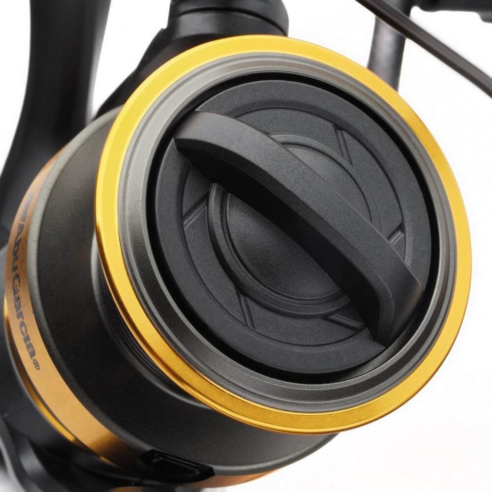 Abu Garcia Superior 2 Stationärrolle Detailansicht der Bremse