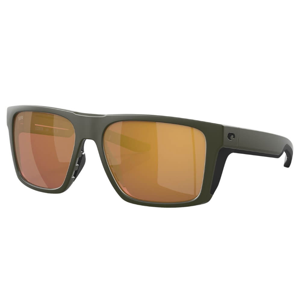 Costa Del Mar Lido (06S9104) 580G / Polarisationsbrille Matte Olive / Gold