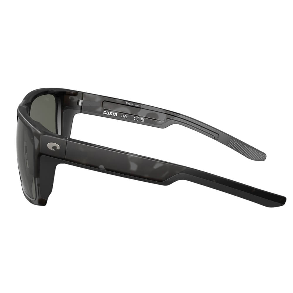 Costa Del Mar Lido (06S9104) 580G / Polarisationsbrille Tiger Shark / Gray Seite