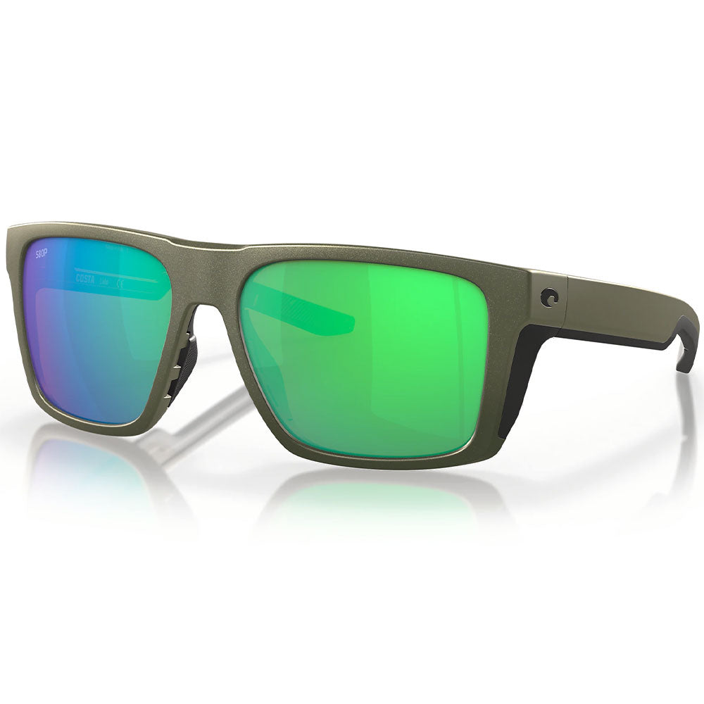Costa Del Mar Lido 06S9104 580G Polarisationsbrille Moss Metallic Green Mirror