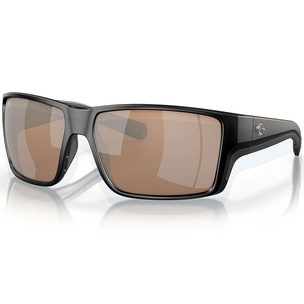 Costa Del Mar Reefton Pro 06S9080 580G Polarisationsbrille Matte Black Copper Silver Mirror