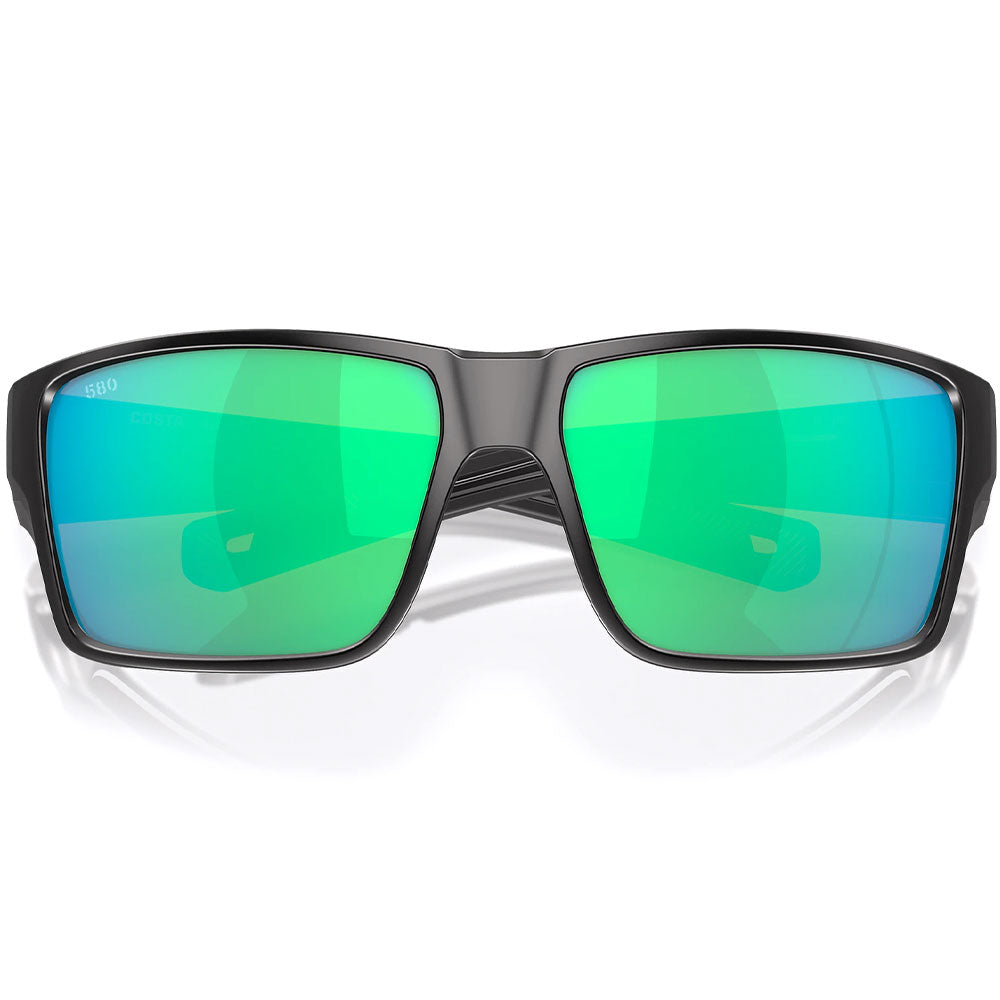 Costa Del Mar Reefton Pro 06S9080 580G Polarisationsbrille Matte Gray Green Mirror Front