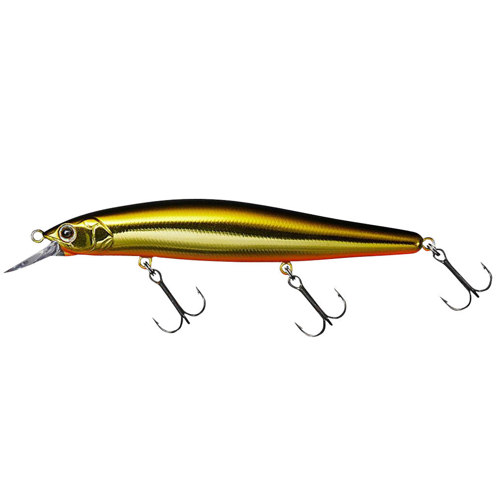 Daiwa Steez Minnow 110SP Shallow Runner Flachlaeufer Champagne Black Gold