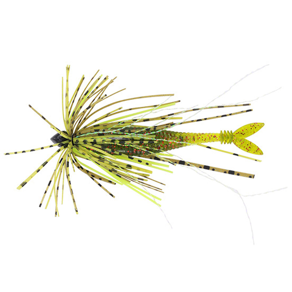 DUO Realis Small Rubber Jig 3,5 g Green Pumpkin Chart