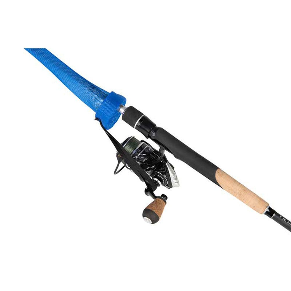 Fox-Rage-Rod-Shield-Spin-Blau-Detail-Gummiband-Befestigung-Rolle 170 cm / 190 cm / 205 cm