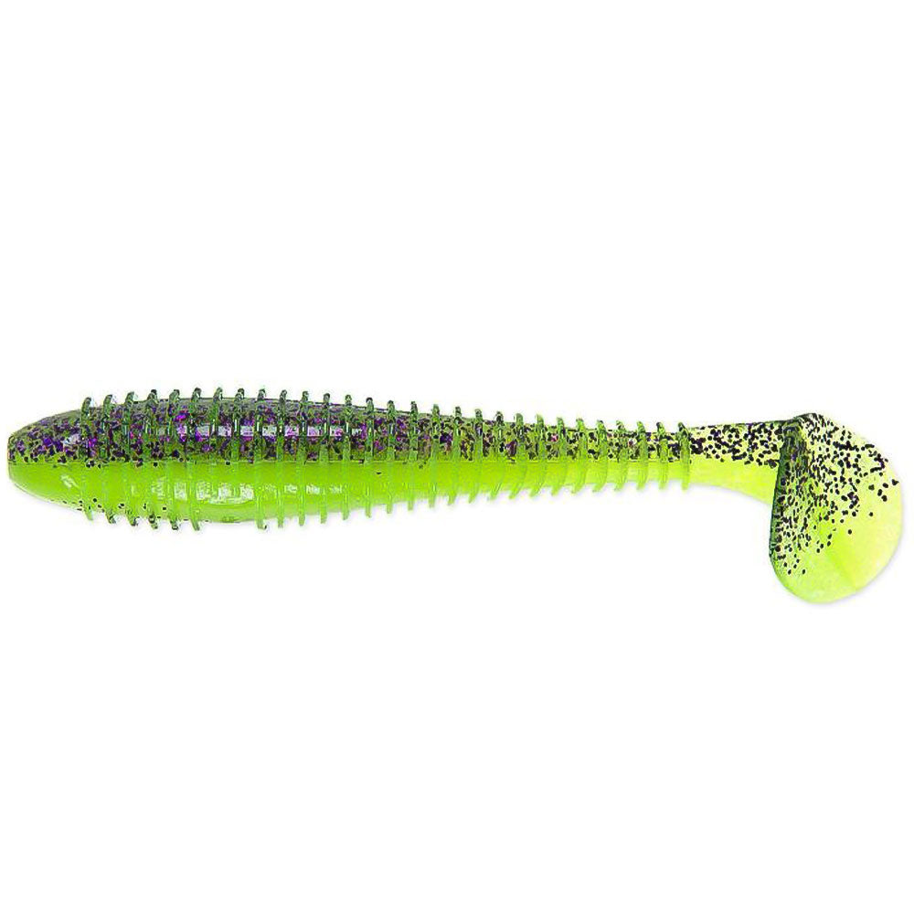 Keitech FAT Swing Impact 4,3 11 cm Purple Chartreuse BA Edition