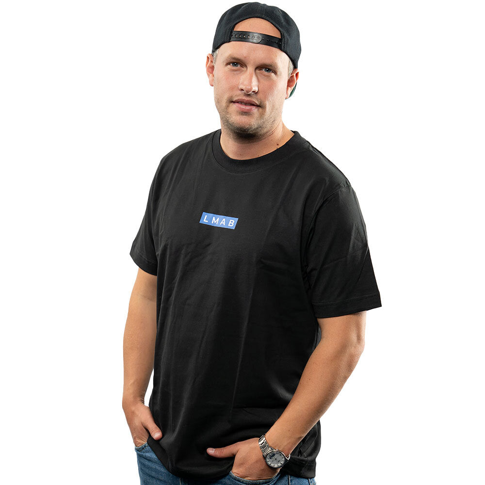 LMAB Crossword T-Shirt Black Vorderseite