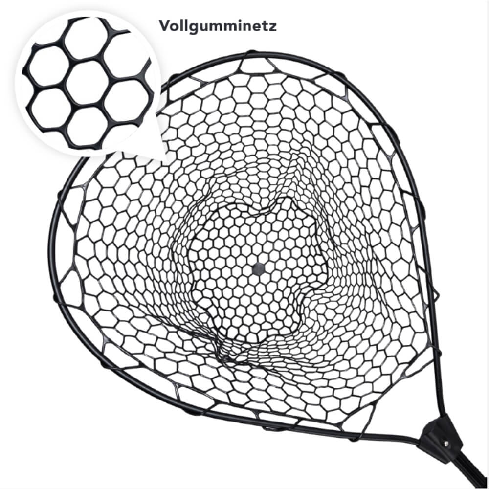 Lieblingsköder Ultraboost Kescher Zander / Forelle Detail Netz
