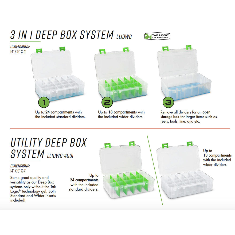 Lure Lock 3 in 1 Deep Box Large Tak Logic Liner