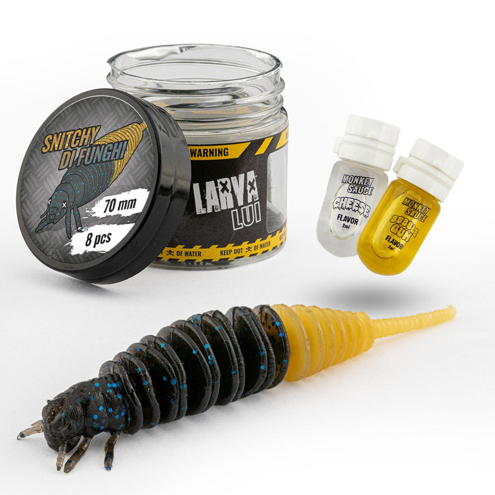 Monkey Lures Larva Lui 70 mm Snitchy Di Funghi