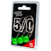 Bewertung von "Christoph" für das Produkt Monkey Hooks 5/0 10.0 g / Green - White