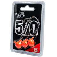 Bewertung von Customer für das Produkt Monkey Hooks 5/0 5.0 g / Orange - Gelb