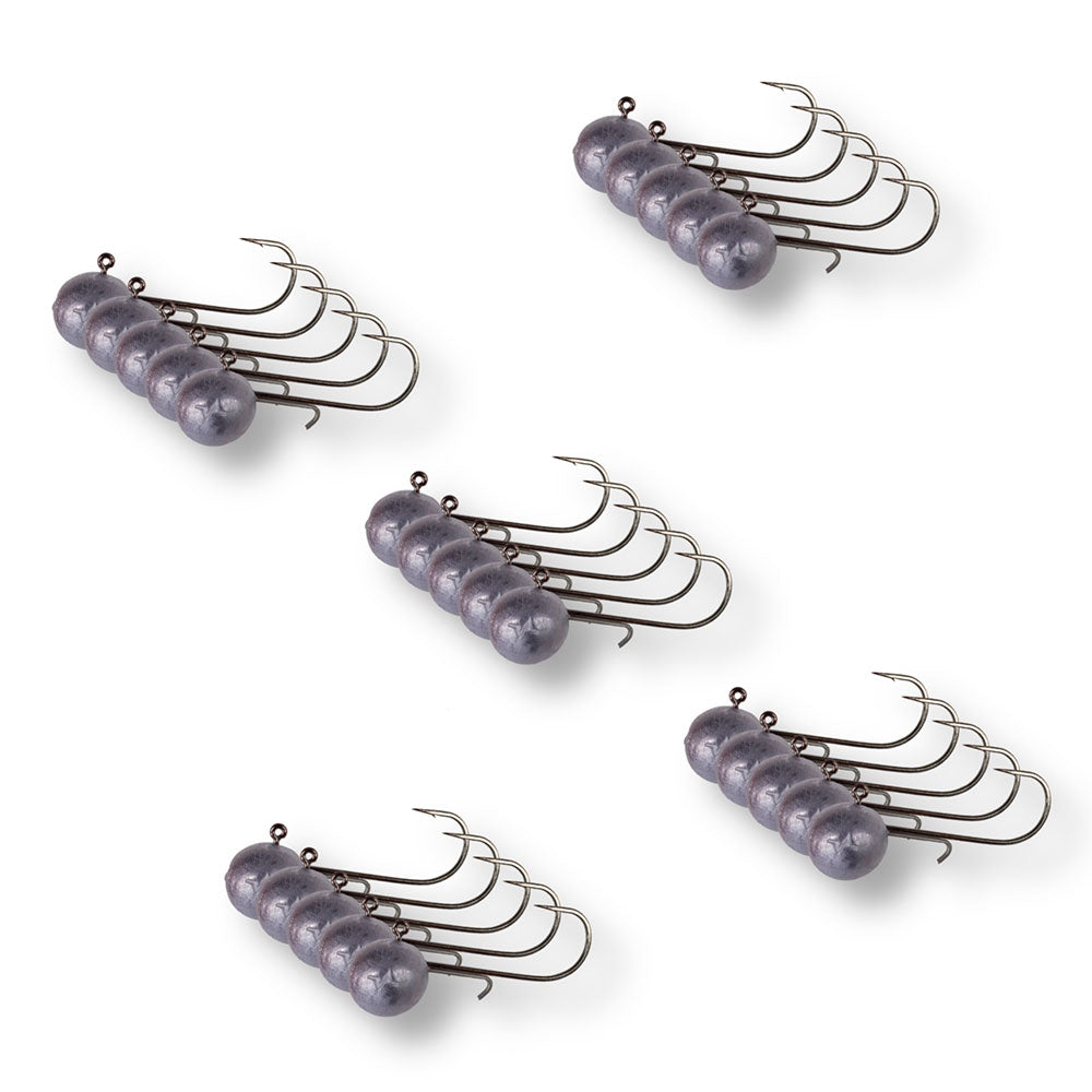 Musaga Jighaken Magnum 2 Grosspackung 25 Jigkoepfe 5,0 g