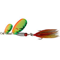 Bewertung von Dominic für das Produkt Buck Pike Tandem Spinner #2/6 / 27 g / Fire Tiger