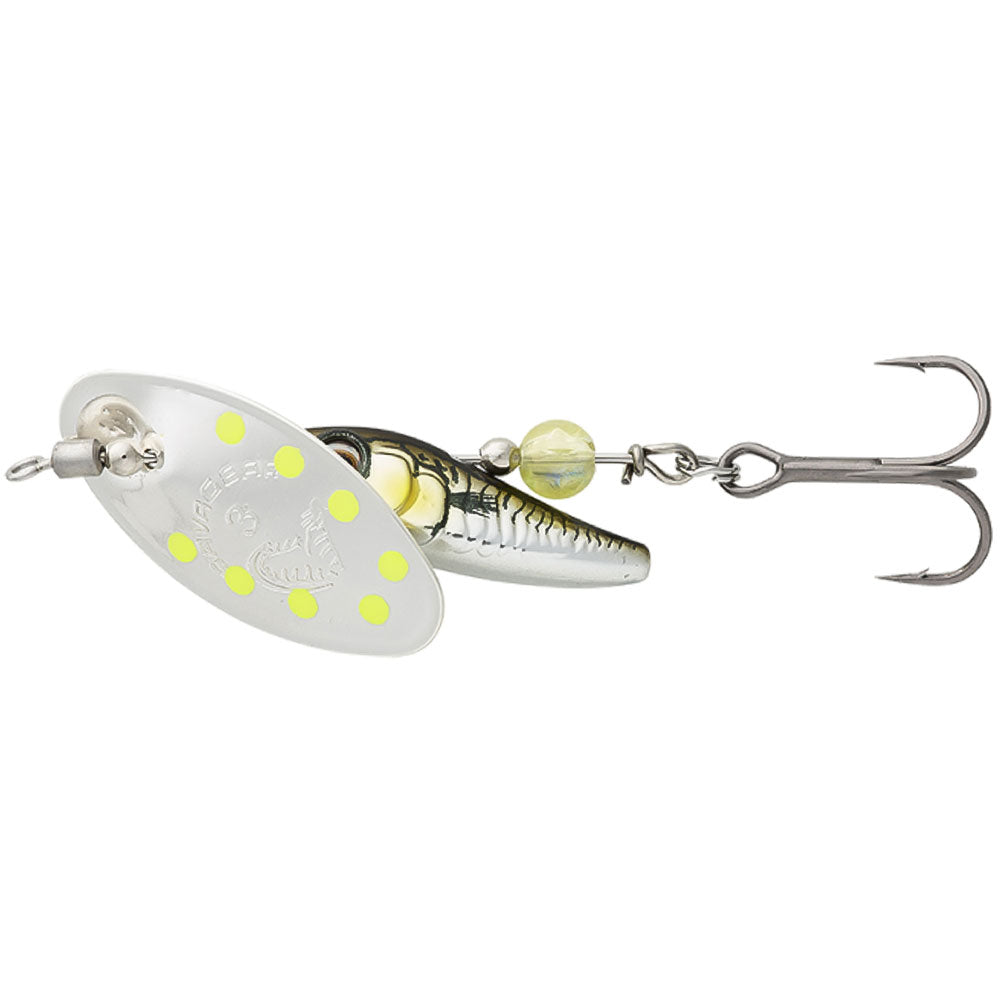 Savage Gear Sticklebait Spinner 1 4,5 g Green Silver Ayu