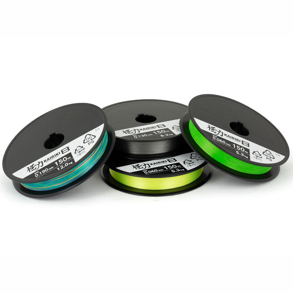 Shimano Kairiki 8 150 m alle Farben