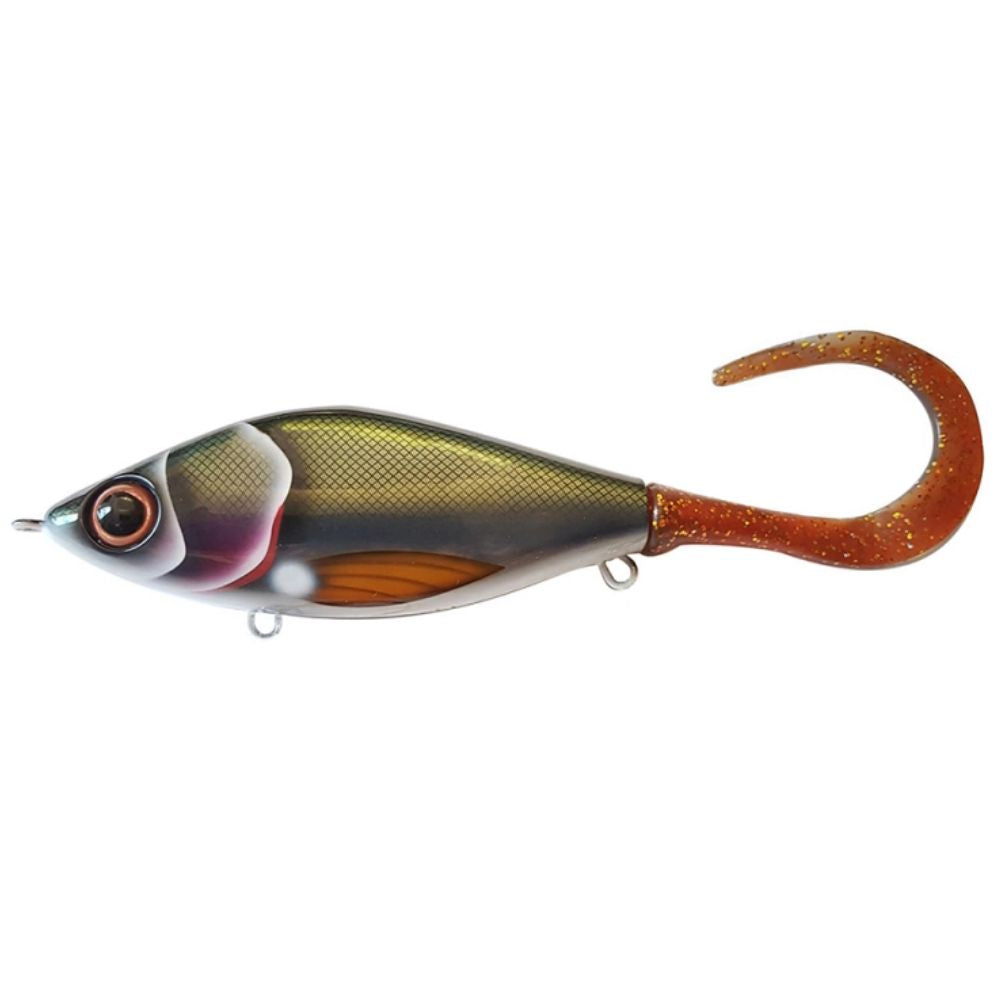 Strike Pro Guppie Junior Shallow 11 cm Kemijokki - Motoroil Glitter