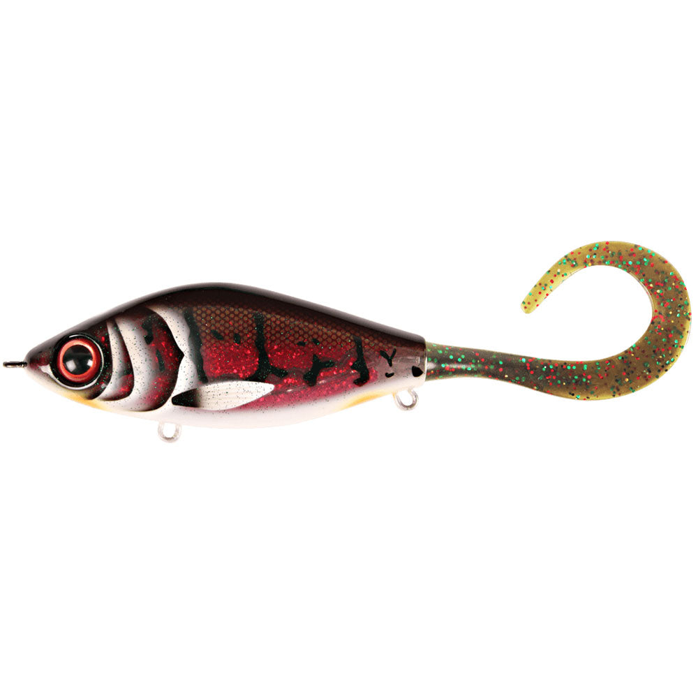 Strike Pro Guppie Junior Shallow 11 cm Demon Bass - Mossgreen Glitter