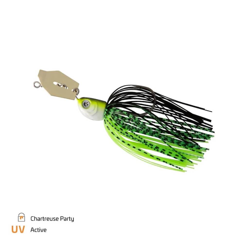 Zeck Bladed Jig Chartreuse Party
