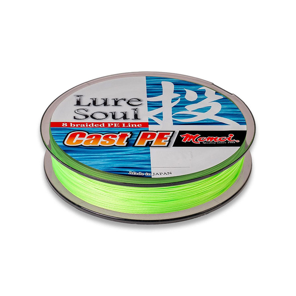 Zeck-Momoi-Lure-Soul-PE-150-m-Lime Green 3 kg #0.4 / 5 kg #0.6 / 5.9 kg #0.8 / 6.8 kg #1 / 8.2 kg #1.2 / 10.4 kg #1.5 / 15.9 kg #2 / 17 kg #2.5 / 18.1 kg #3