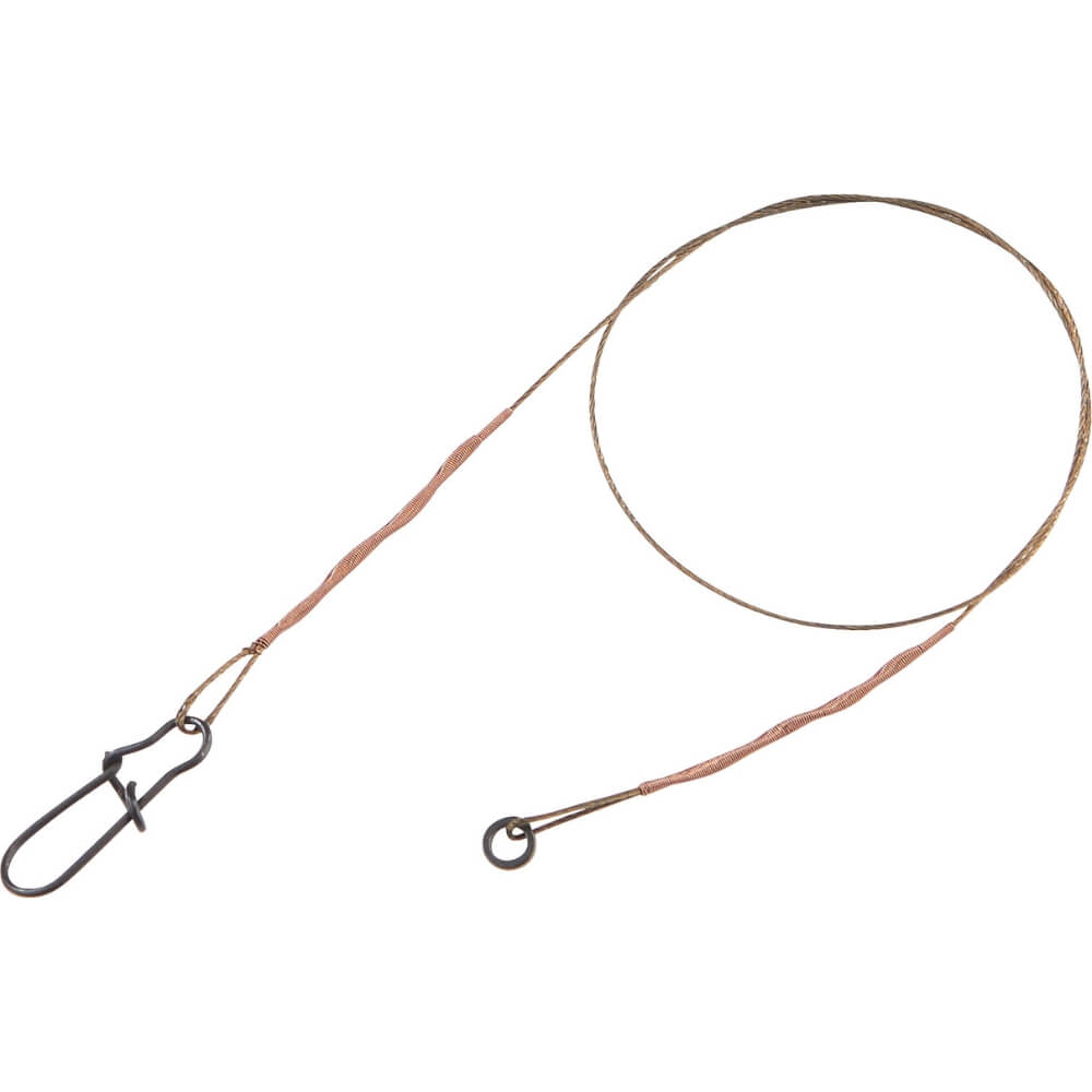 Balzer 7x7 Stahlvorfach mit Solid Ring und Snap / 21 cm