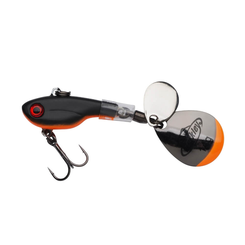 Berkley Pulse Spintail 5 g / 9 g / 14 g / 21 g Black Orange