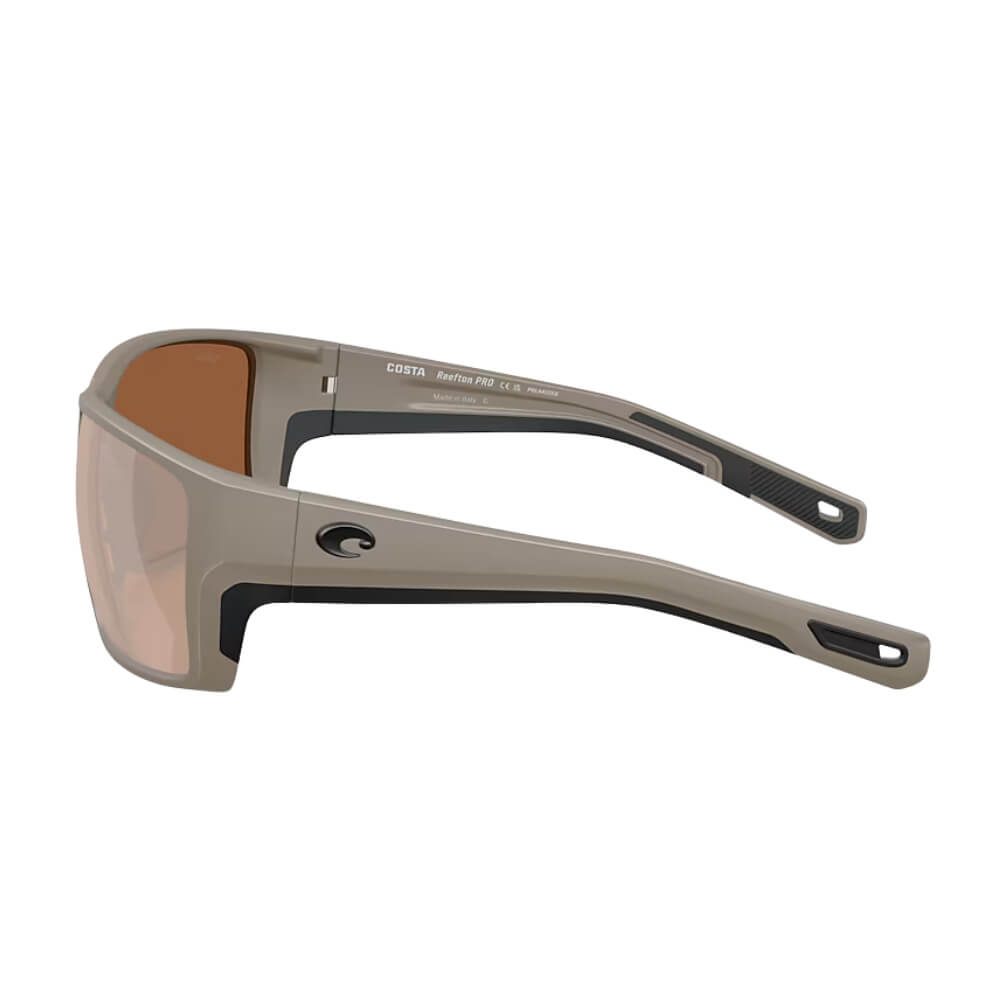 Costa Del Mar Reefton Pro (06S9080) 580G / Polarisationsbrille Matte Sand / Copper Side