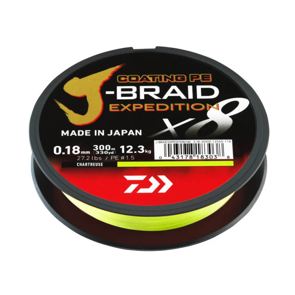 Daiwa J-Braid Expedition X8 / 150 m bei HechtundBarsch.at