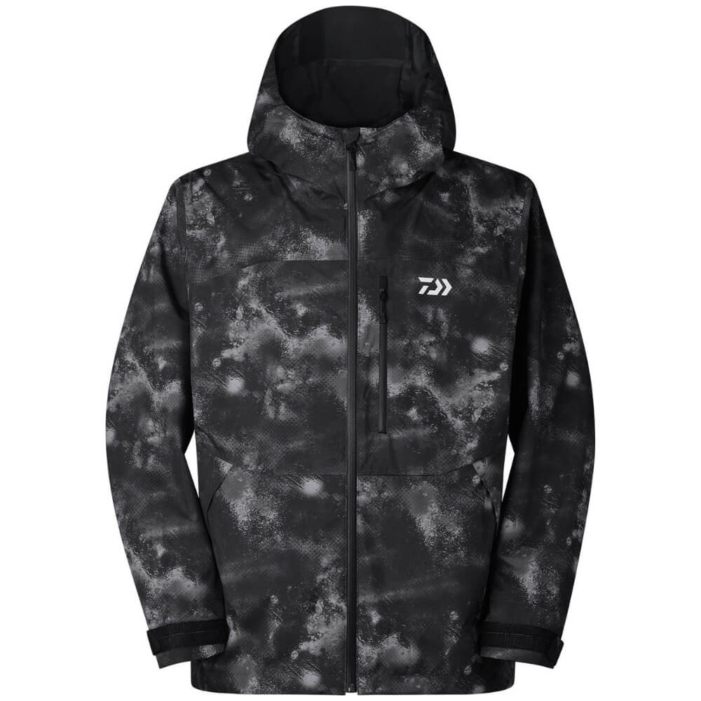Daiwa RAINMAX® Rain Jacket Black Haze Camo