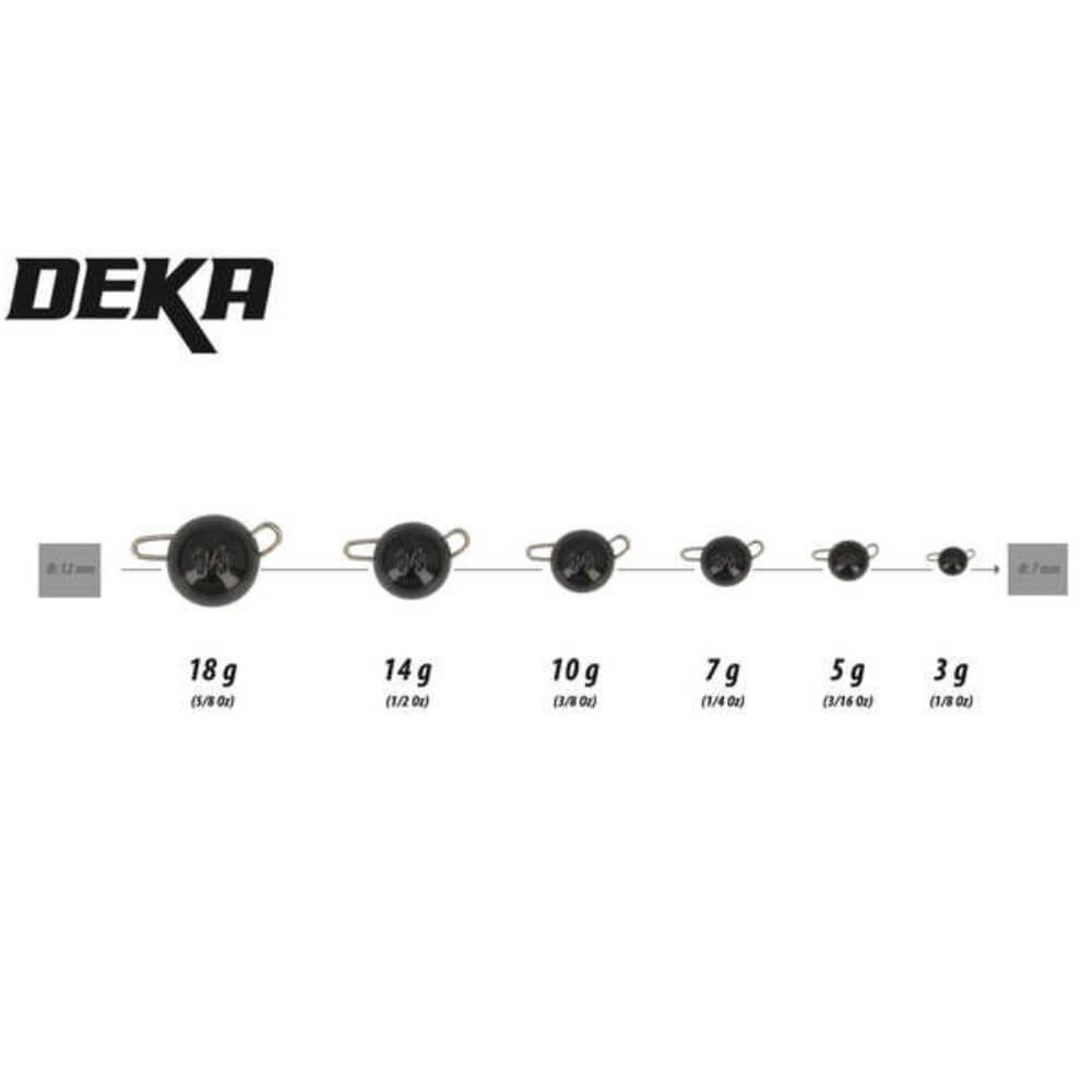 DEKA Tungsten Chebu Sinker (Silver) Main Grafik