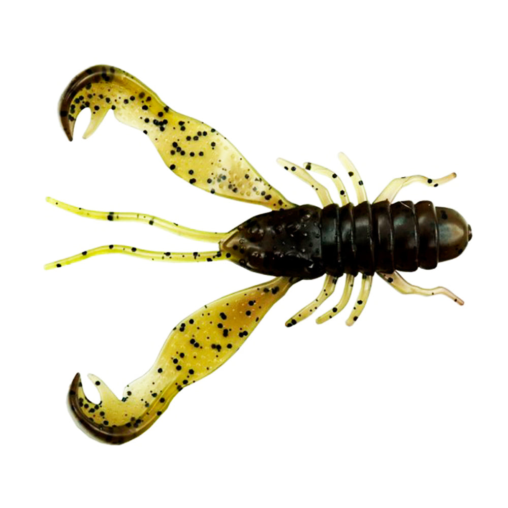 LMAB Finesse Filet Craw 7 cm Green Pumpkin Chartreuse